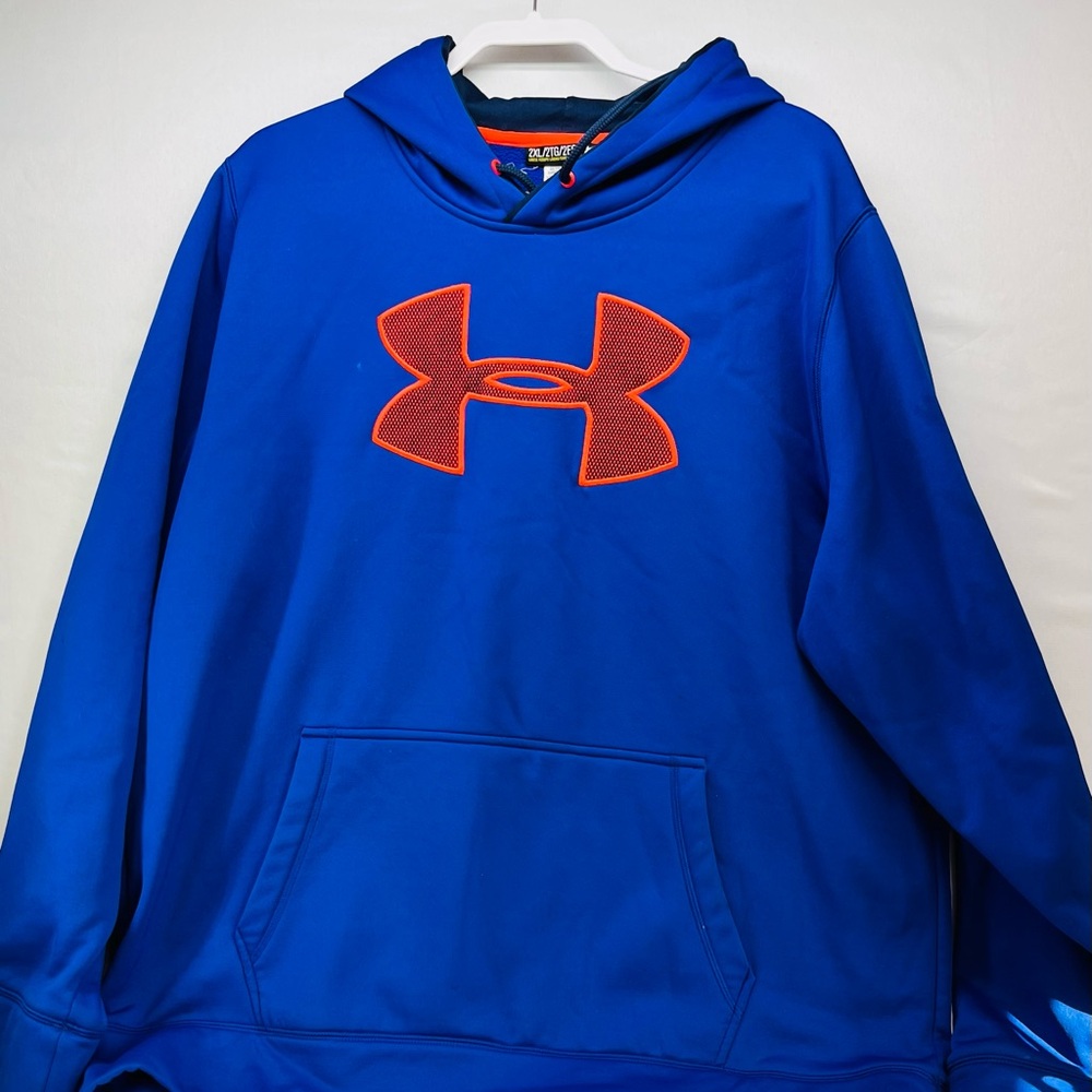 Under‎ Armour Navy and Orange Hoodie